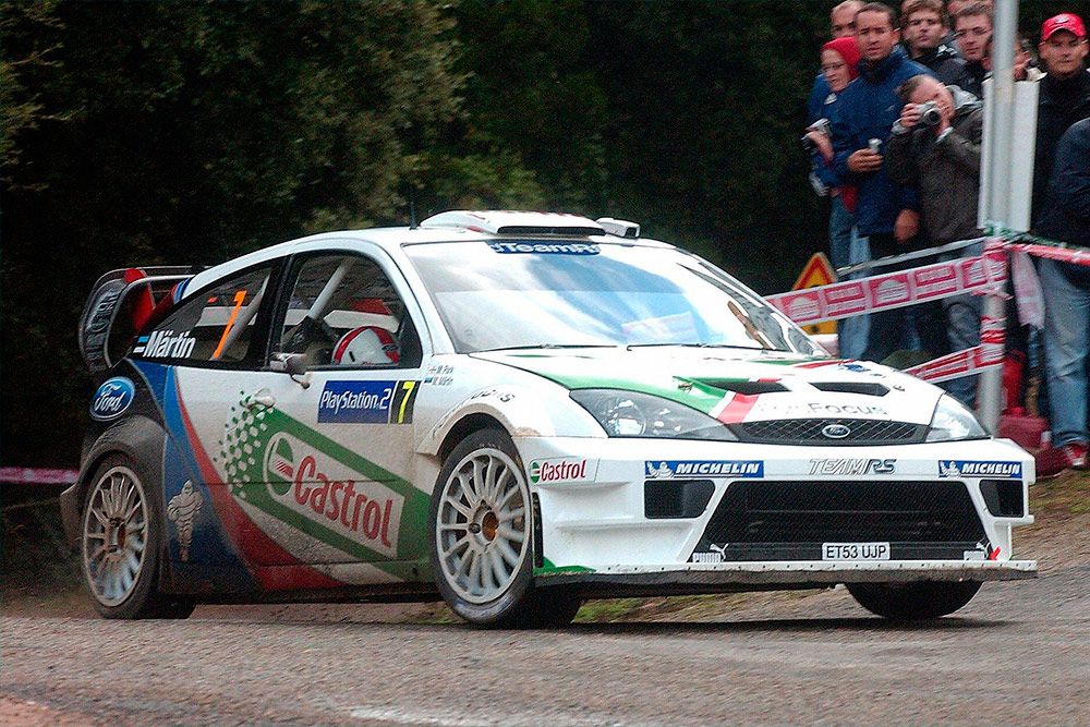 Маркко Мяртин и Майкл Парк, Ford Focus RS WRC '04 (ET53 UJP), ралли Корсика 2004
