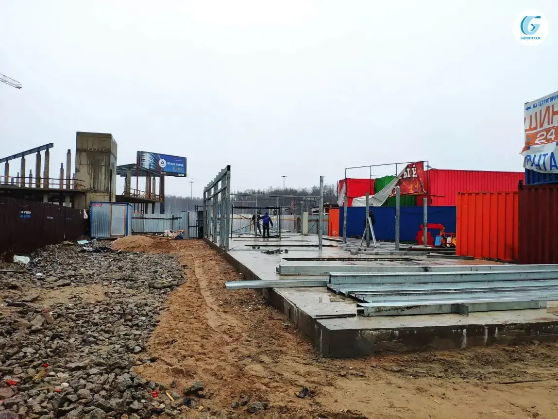 Подготовка бетонного основания для МСО из ЛСТК