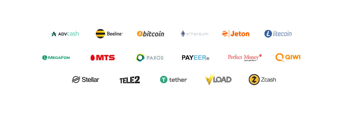 Pocket Option Métodos de pago habilitados