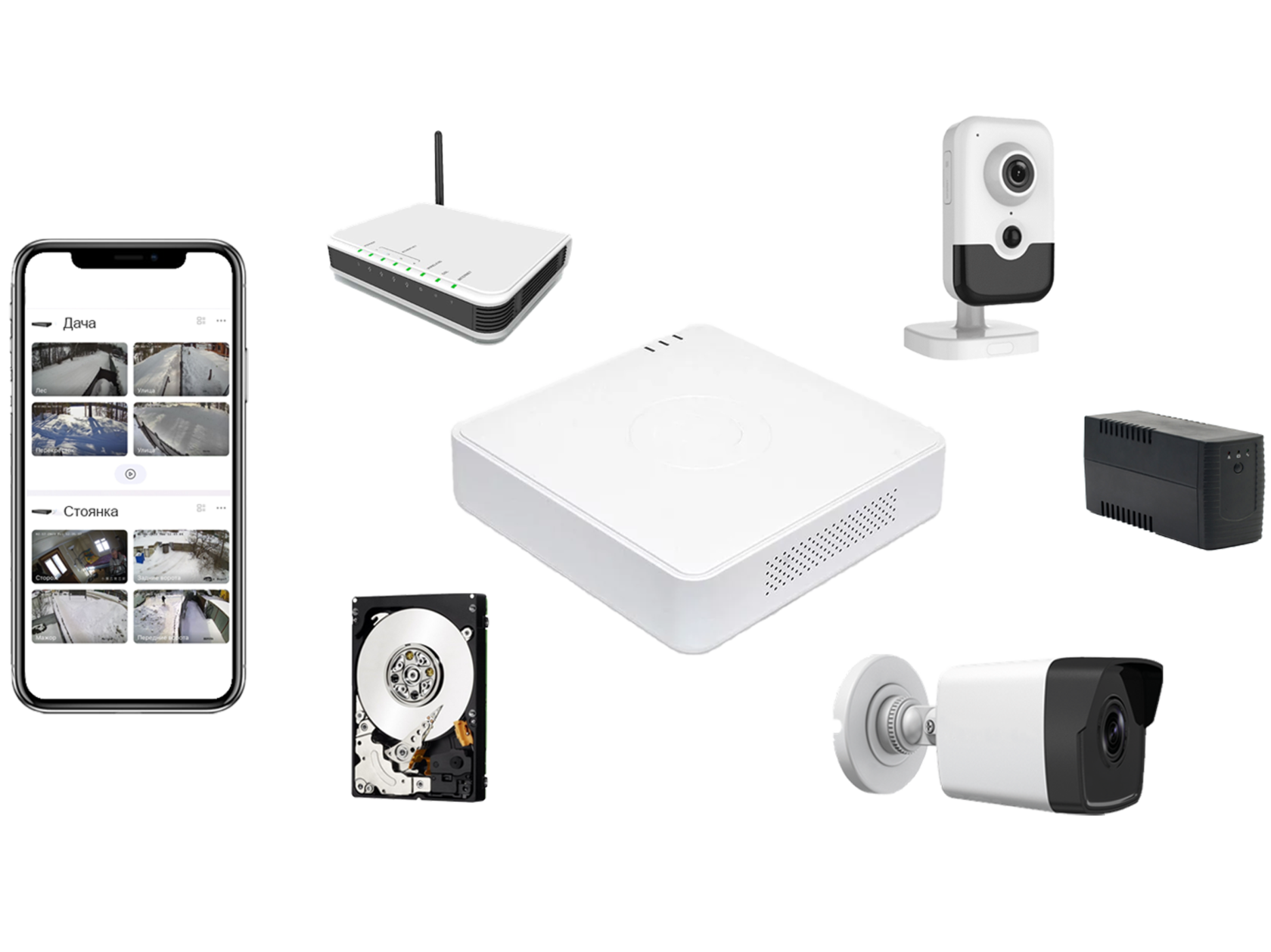 Установка камер видеонаблюдения под ключ заказать в Москве - цены от ...