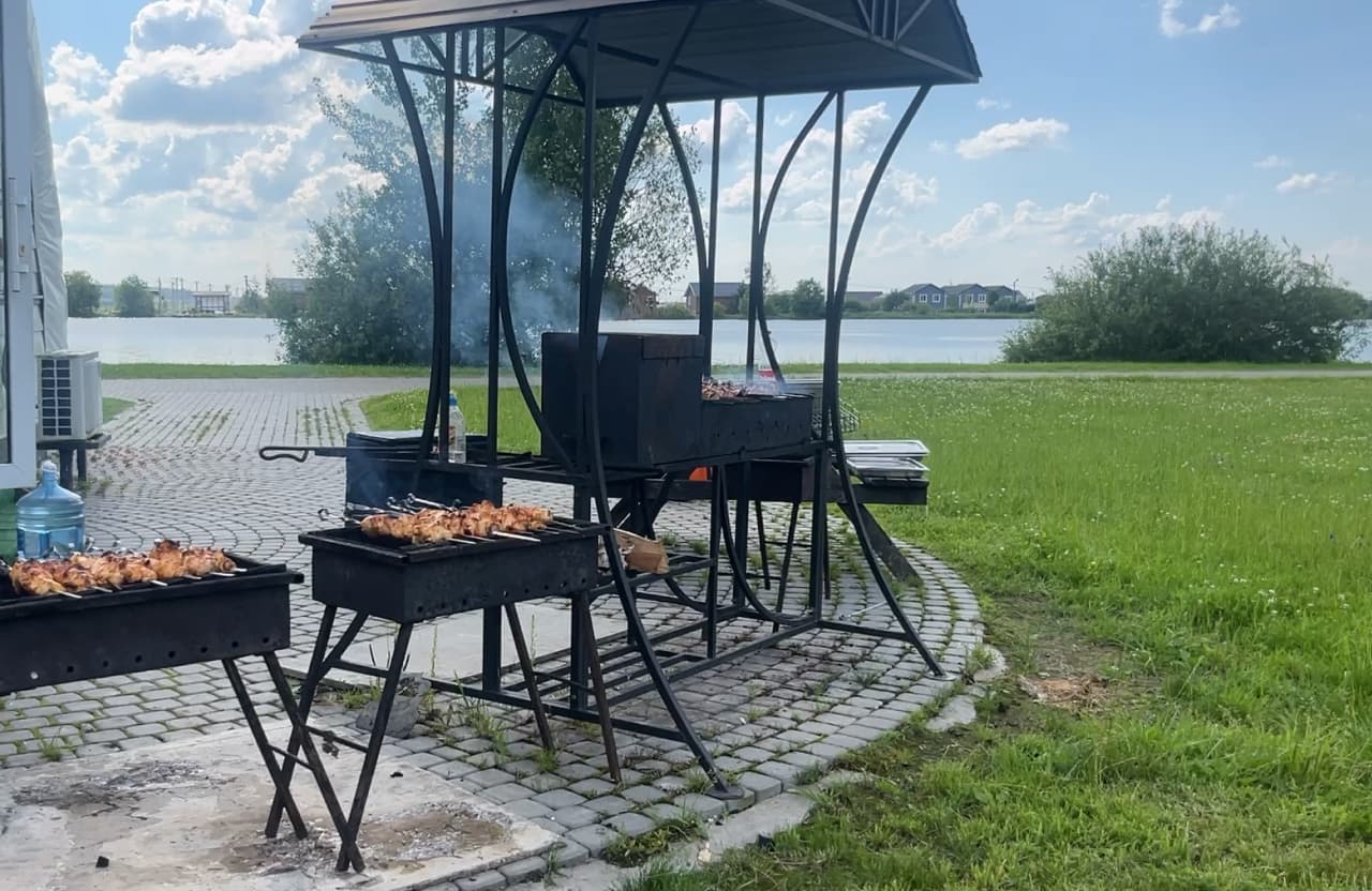 Семейный пикник за городом