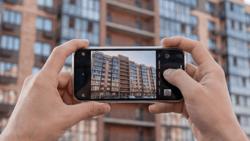 Фотофиксация квартиры на телефон.