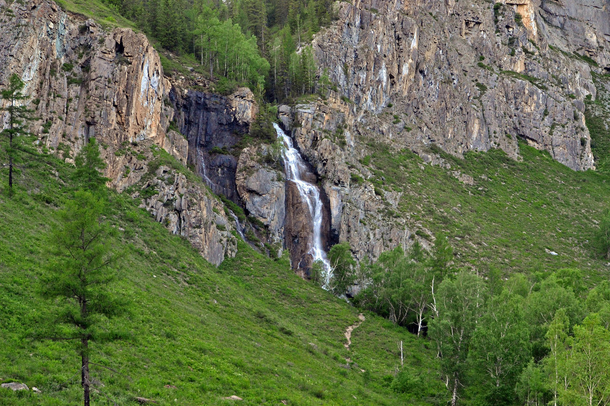 Водопад Ширлак горный Алтай