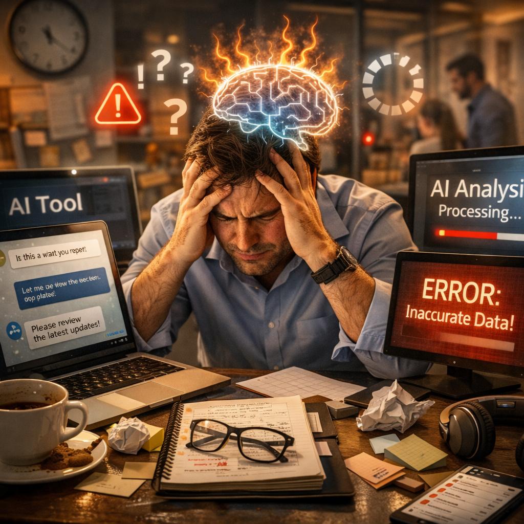 Почему ИИ может не ускорять команду, а перегружать её: что такое AI brain fry и как не сломать процессы
