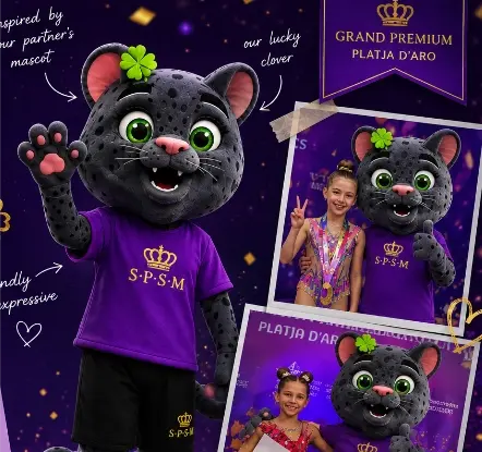 Rhythmic gymnastics event mascot design