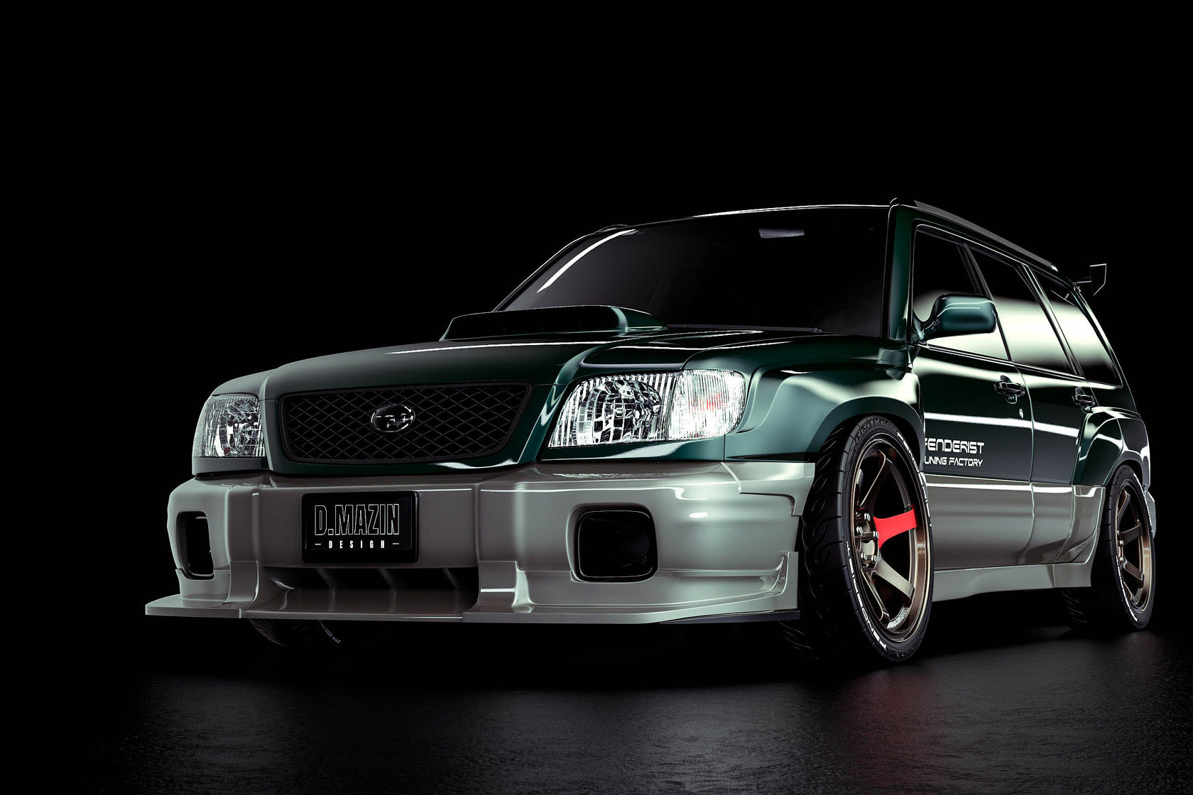 Интеркулер subaru forester sf5