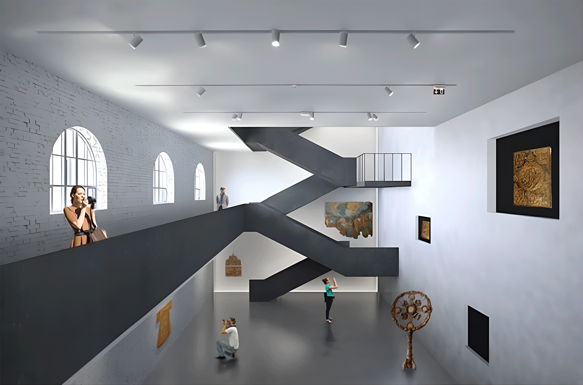 Transformation of Krokhonyatkin Warehouses into Exhibition Space