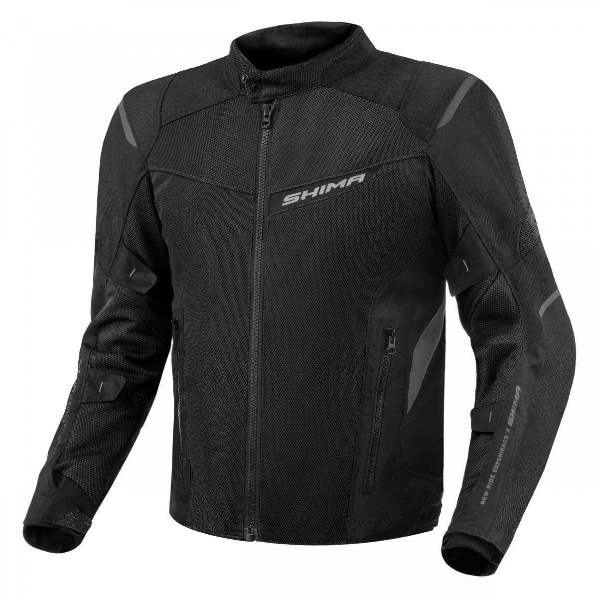 Универсальная мотокуртка SHIMA RUSH 2.0 Vent Men Black, чёрный — примерка в магазине на Лиговском
