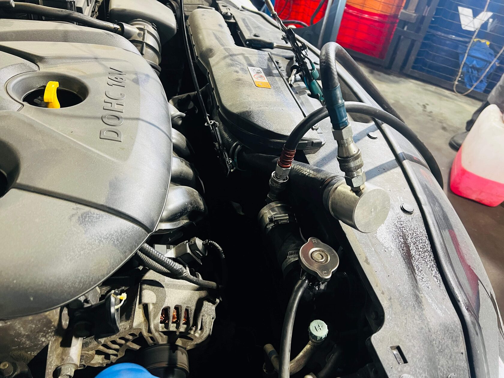 Аппаратная замена антифриза Hyundai