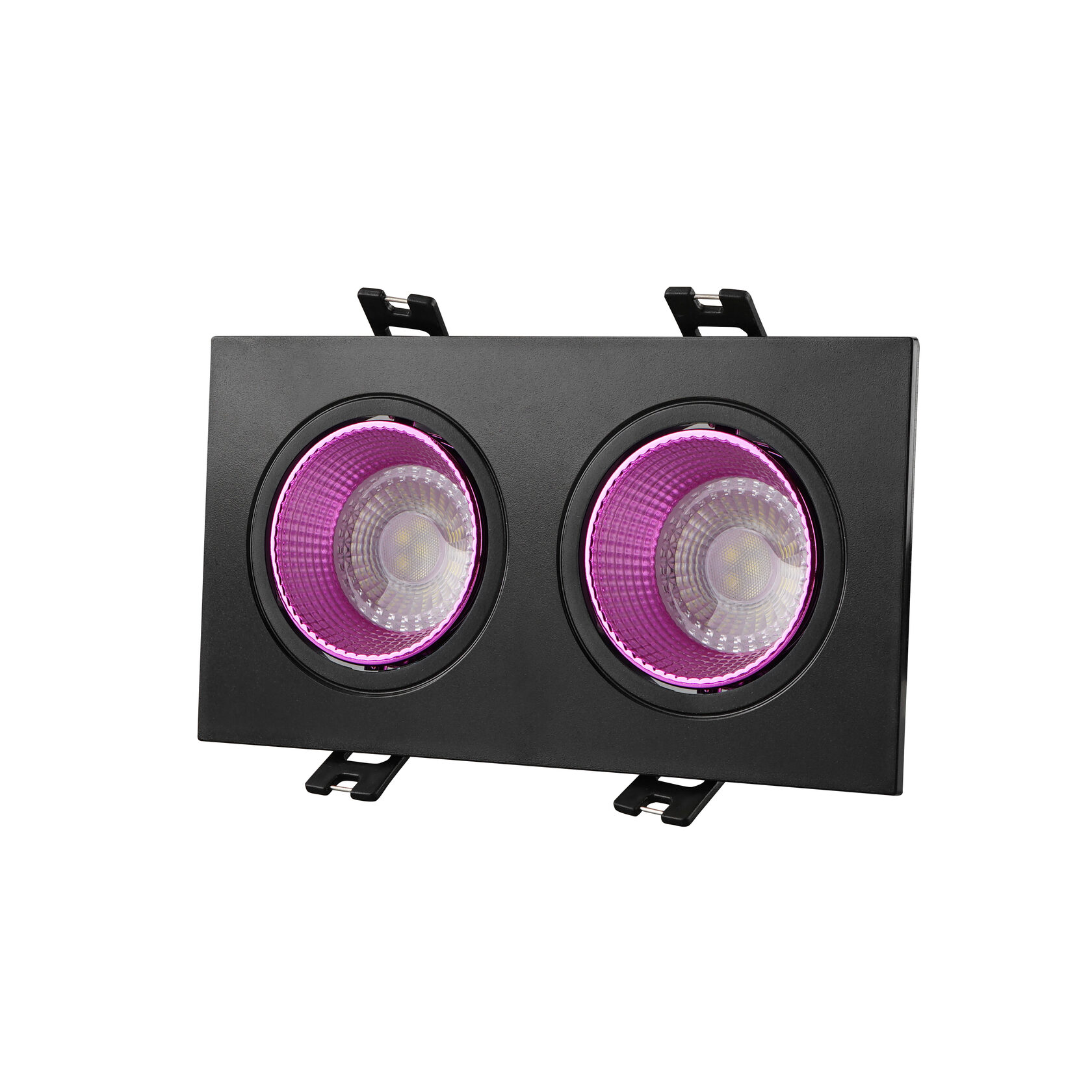 Встраиваемый светильник GU5.3 LED черный/розовый пластик Denkirs DK3072-BK+PI DK3072-BK+PI