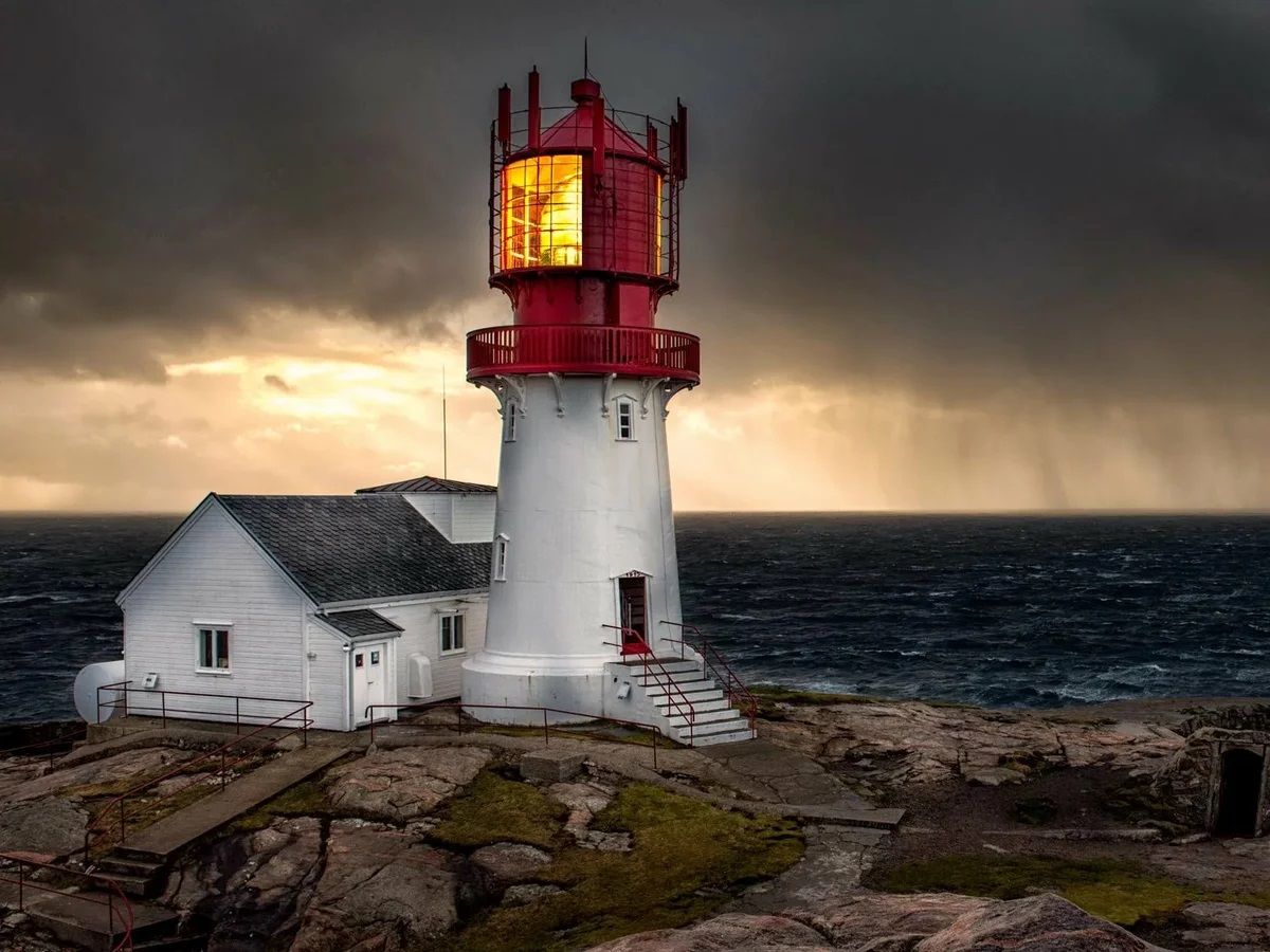 маяк в норвегии