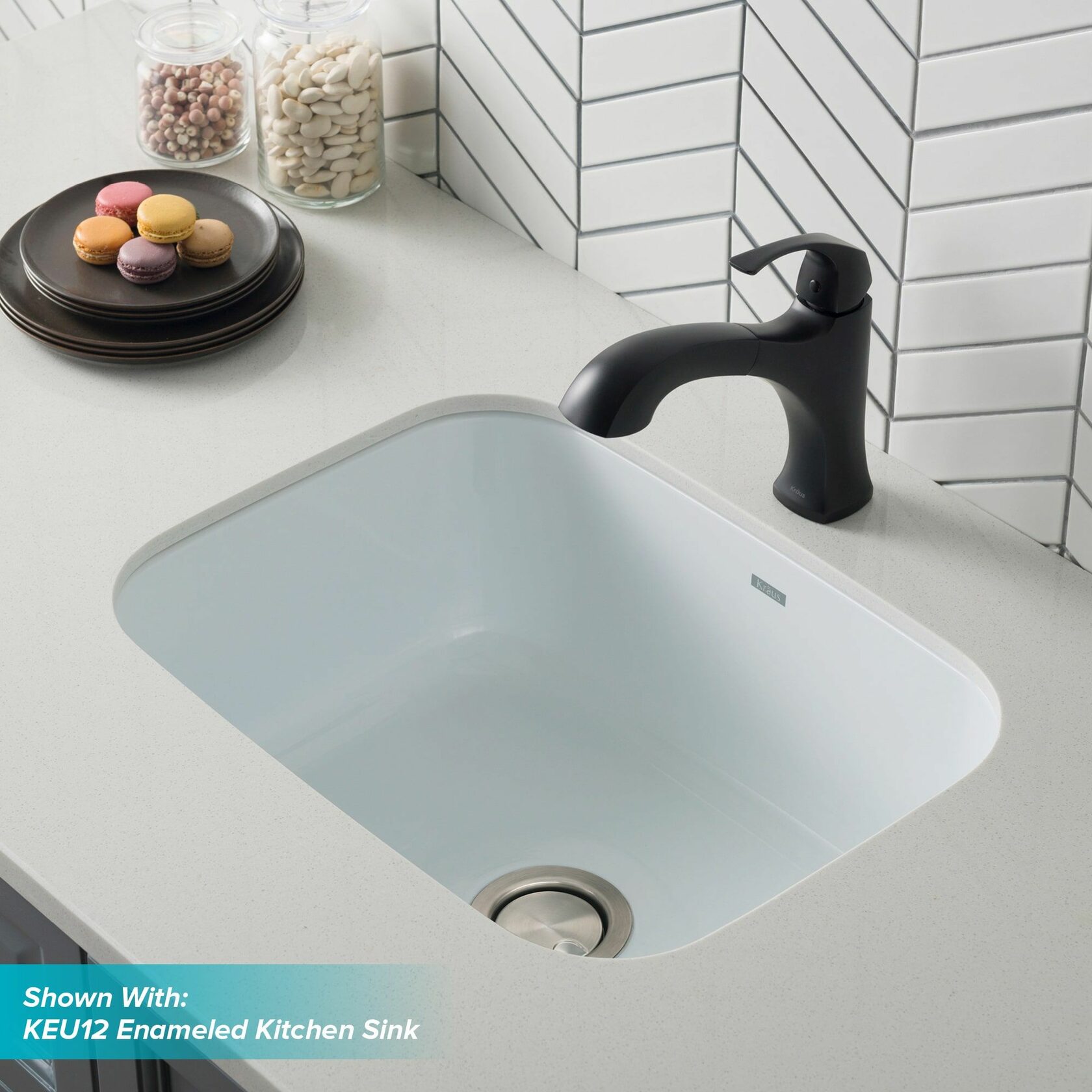 Кухонний змішувач Kraus KPF-2252MB - изображение 9