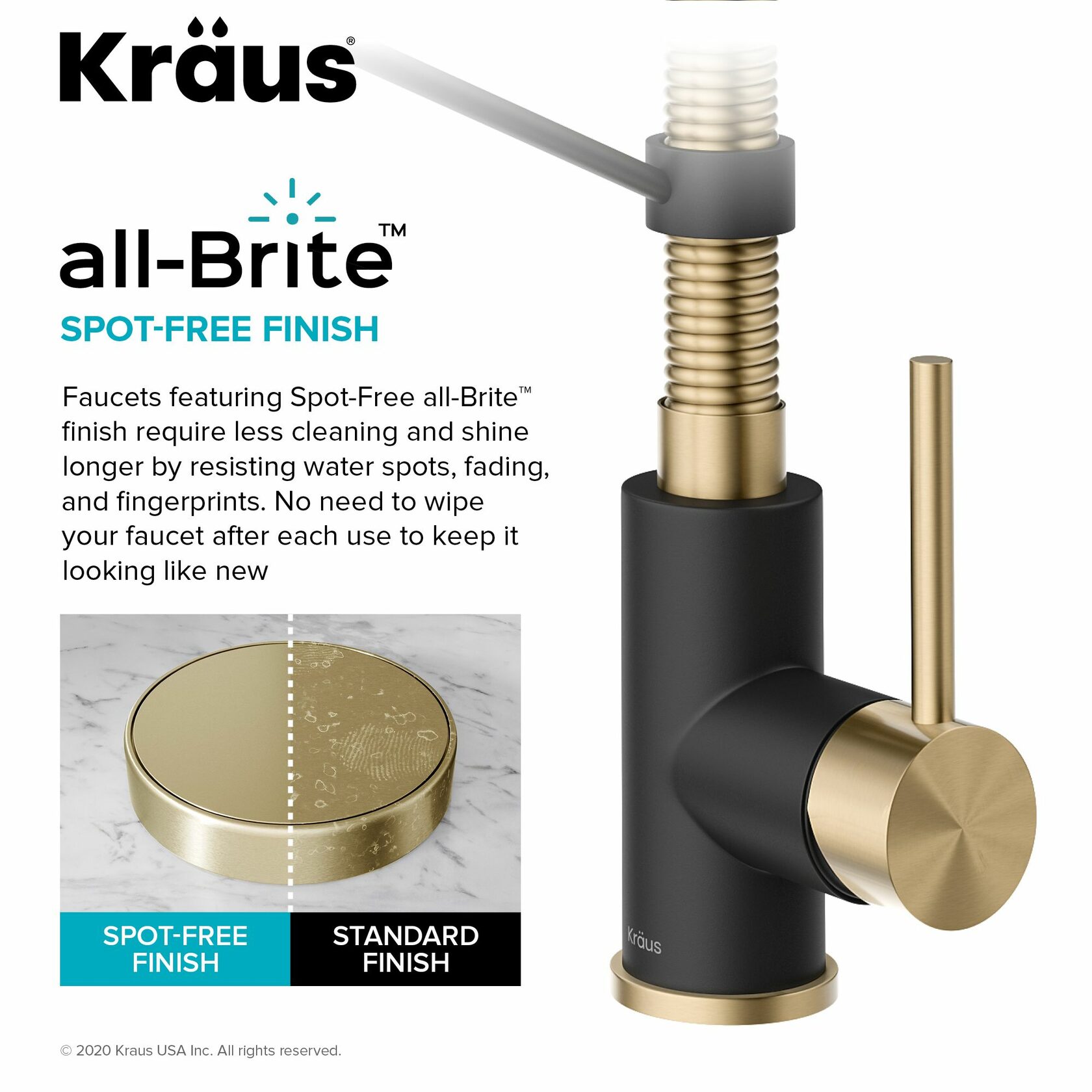 Кухонный смеситель Kraus KPF-1610SFACBMB - изображение 6