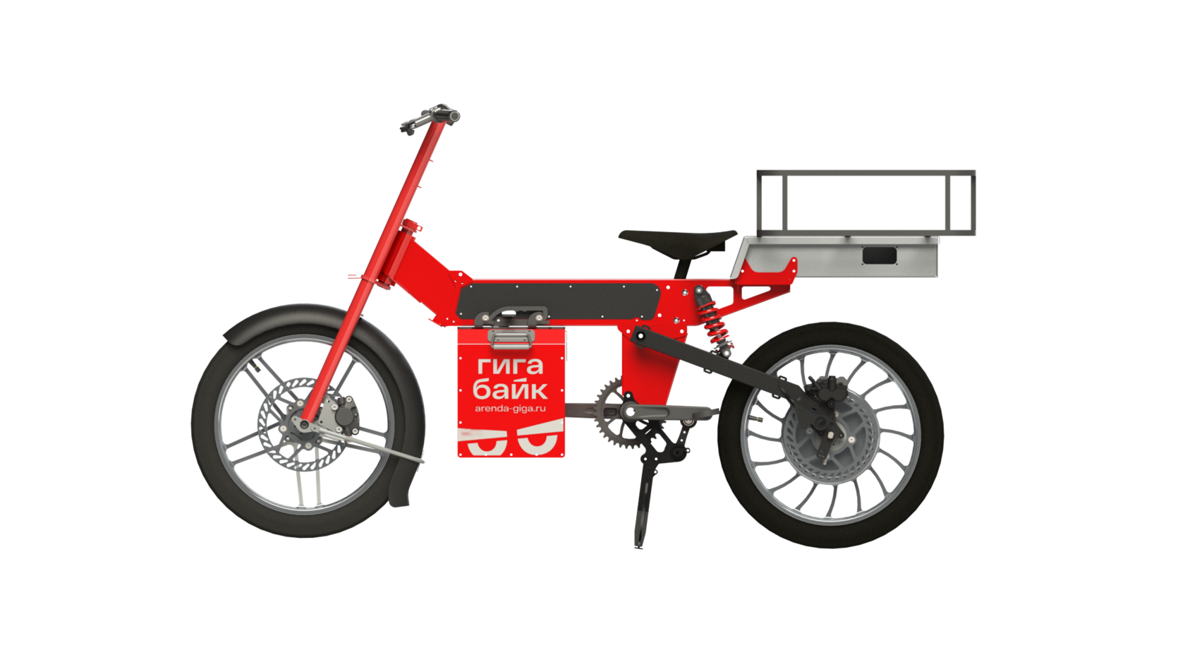 Аренда электровелосипедов для курьеров с зимней акб на 120 км