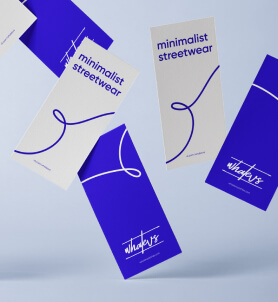 mockup brand identity for «Whatevs»