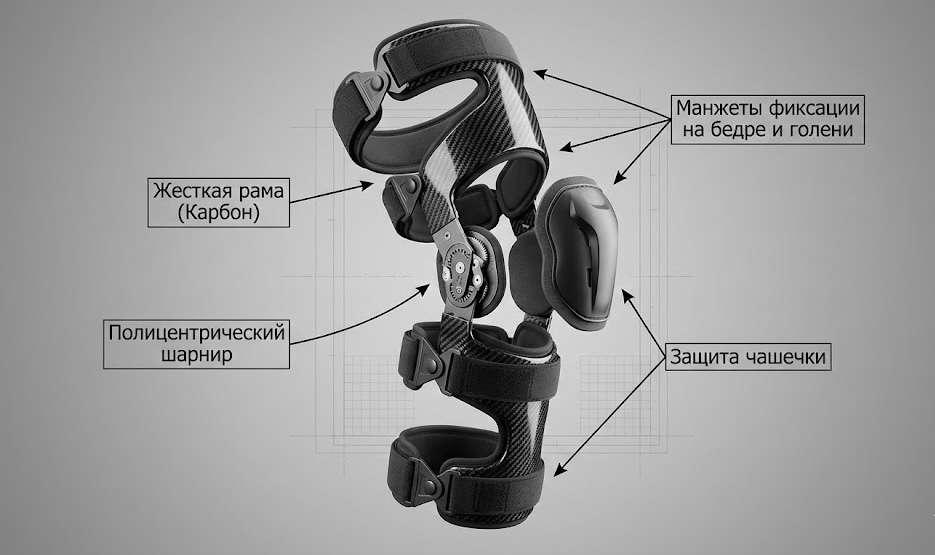 Устройство коленного брейса