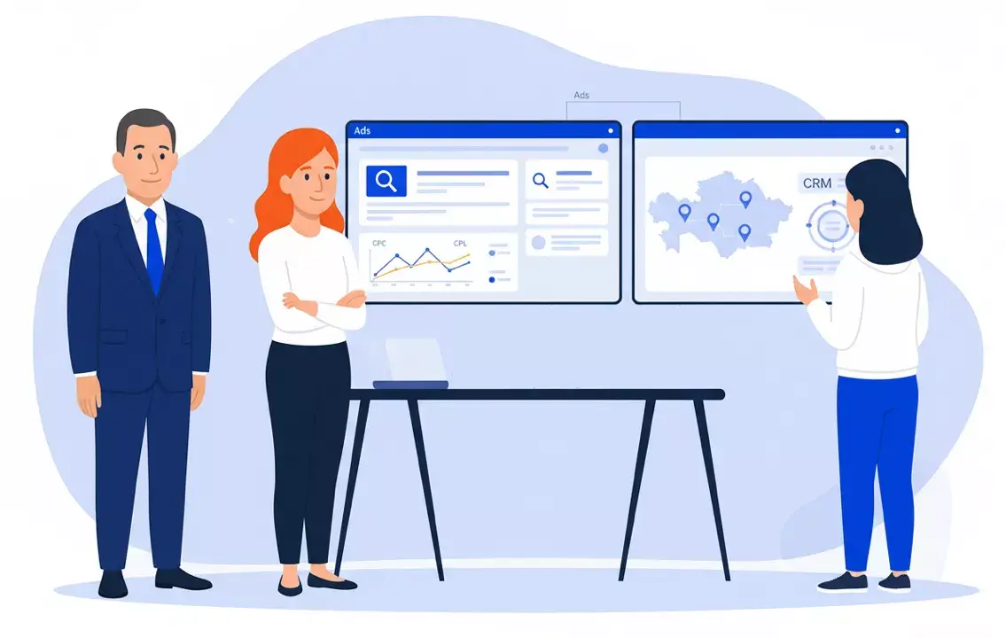 Специалисты маркетингового агентства Метриум запускают контекстную рекламу в Казахстане