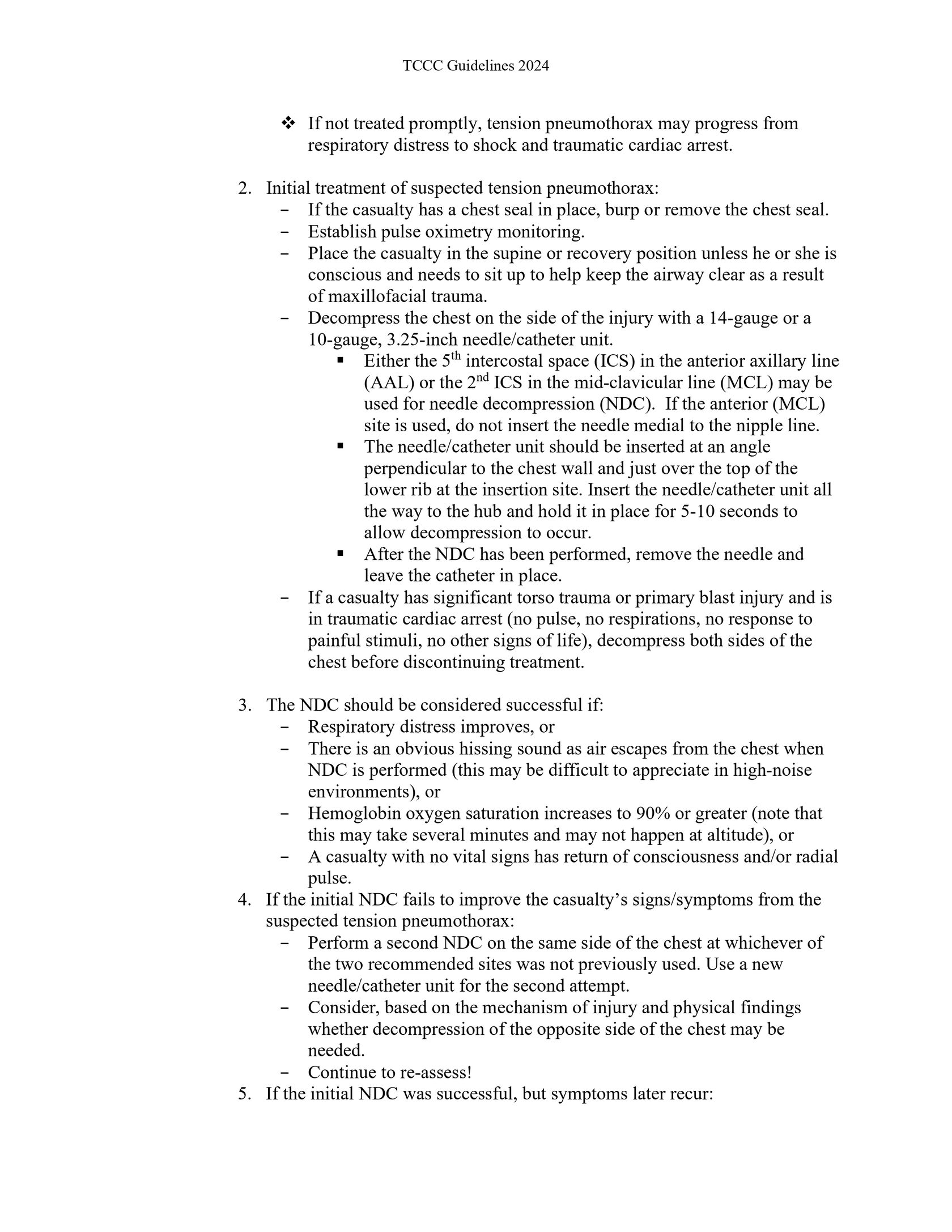 Протокол Tactical Combat Casualty Care (TCCC) Guidelines от 25 января 2024 г. полный текст на английском языке