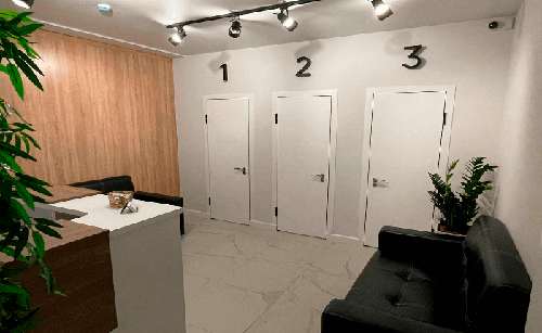 Офис с кабинками