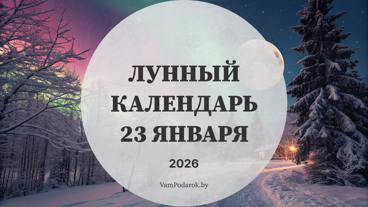 Лунный календарь на 23 января 2026 года