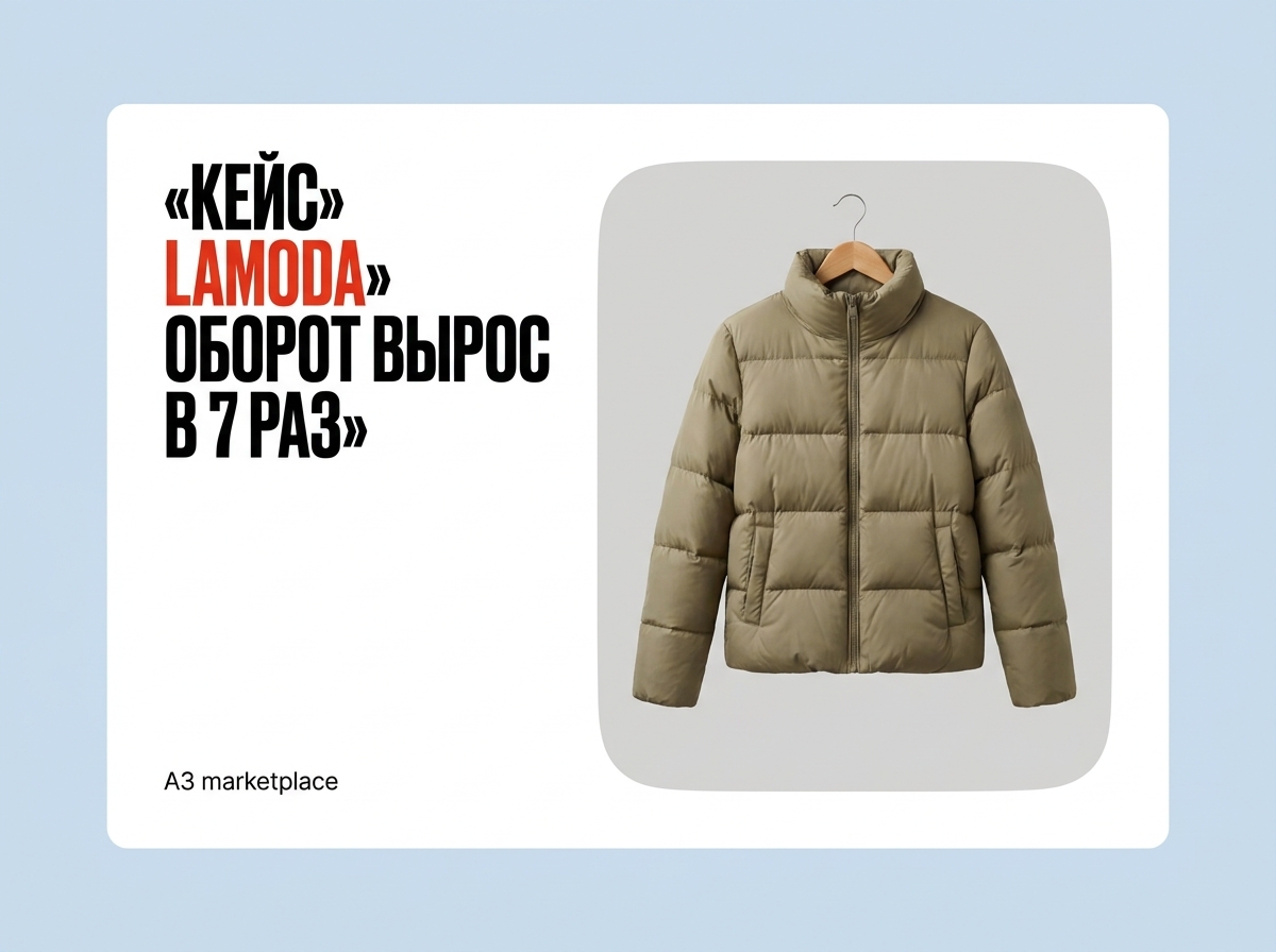 Кейс продвижения женских пуховиков и курток на Lamoda