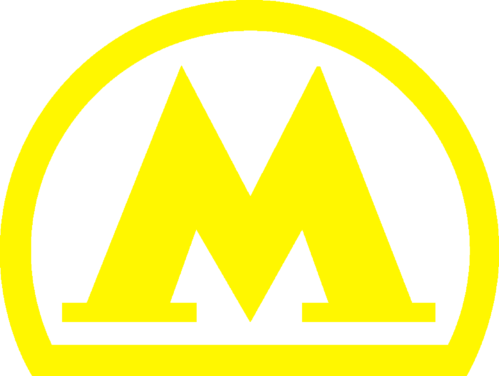 Логотип метро до и после