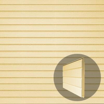 Гаражные секционные ворота цвет слоновая кость