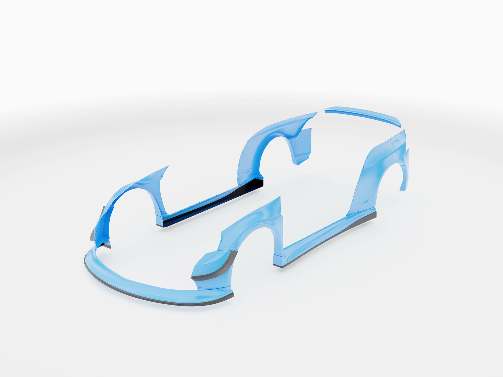 FENDERIST SPEC S Full Set / WIDE BODY KIT HONDA INTEGRA / ACURA RSX 2005-2007