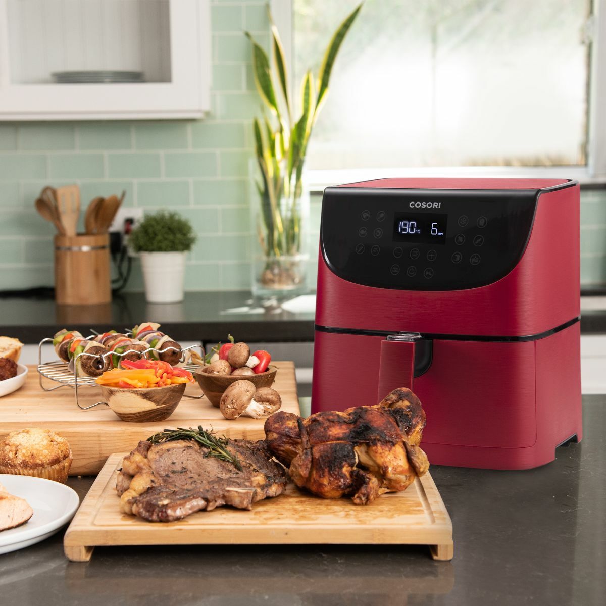 Cosori Air Fryer CP158-AF 5,5л Red — купить с бесплатной доставкой