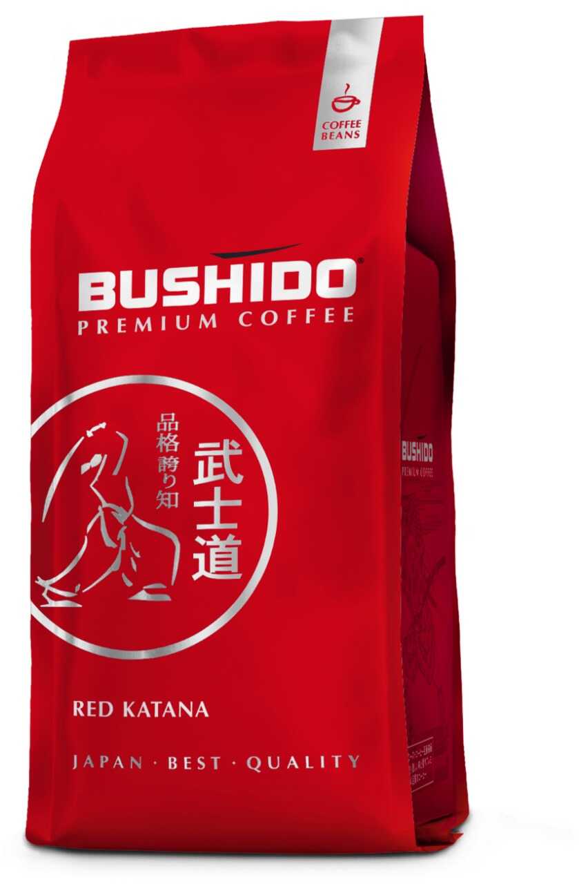 Кофе в зернах bushido red. Кофе молотый Bushido Red Katana, 227 г. Кофе в зернах Red Katana 1 кг. Бушидо кофе молотый. Бушидо ред катана.