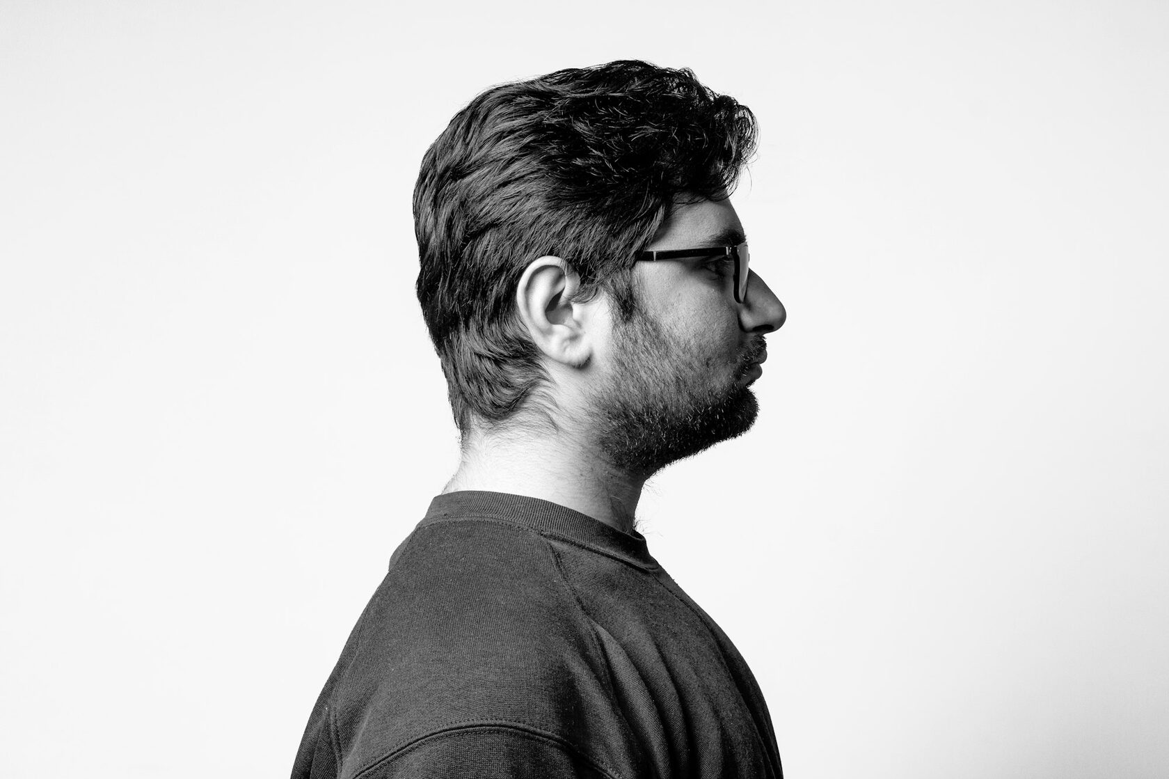 Perchik — black and white portrait