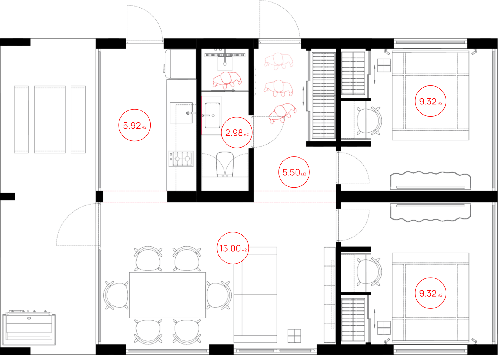 Модульный дом в Ейске планировка Модульный дом в Ейске планировка