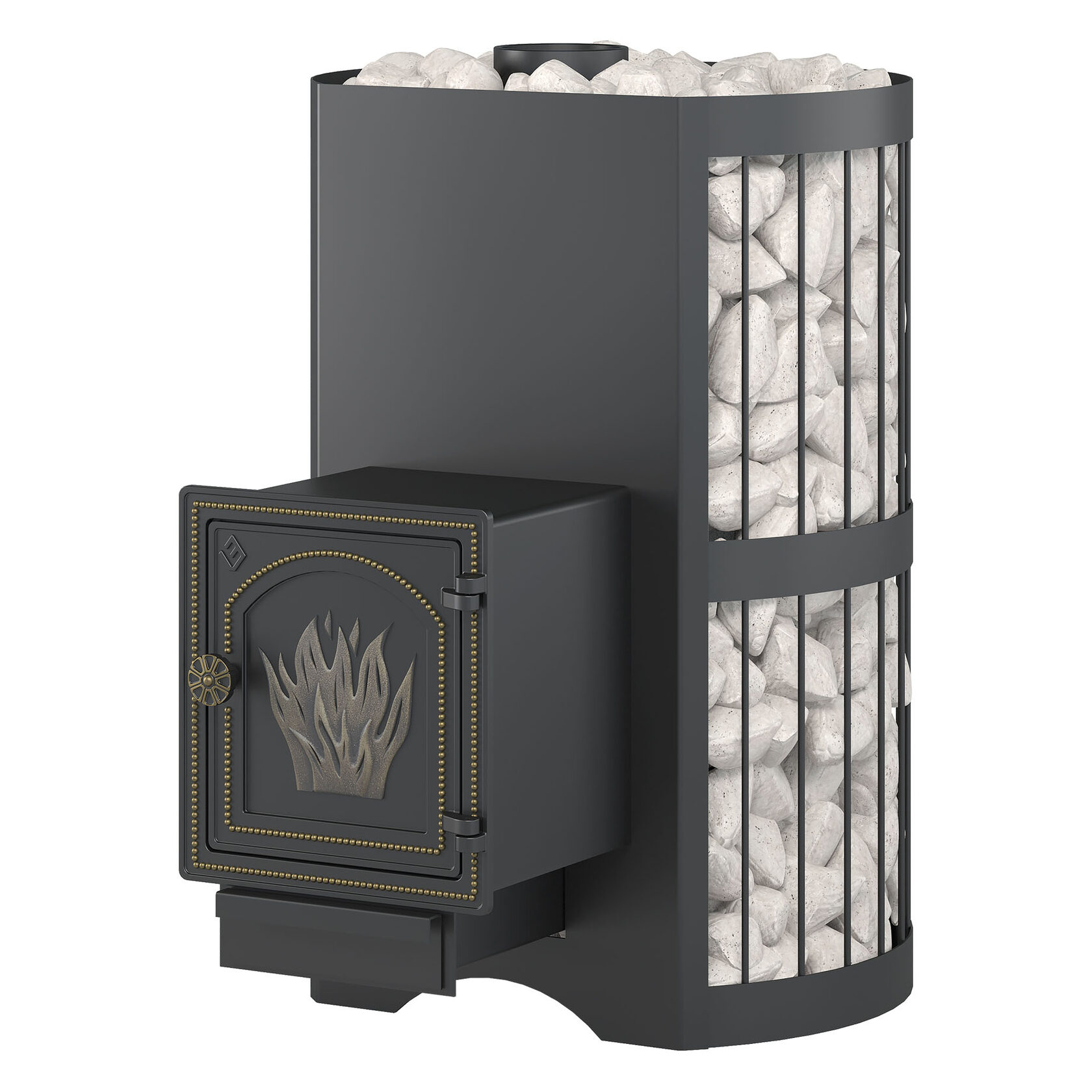 Дровяная печь для бани Везувий Скиф Ковка 28 купить по выгодной цене в ...