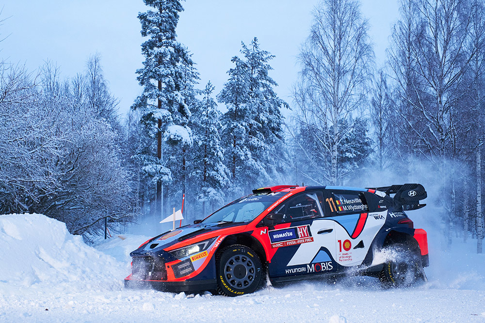 Тьерри Невилль и Мартейн Видаге, Hyundai i20 N Rally1 (ALZ WR 911), ралли Швеция 2024