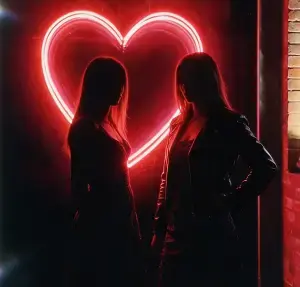 неоновая вывеска сердце