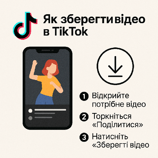 Як зберегти відео з Тікток без водяного знака
