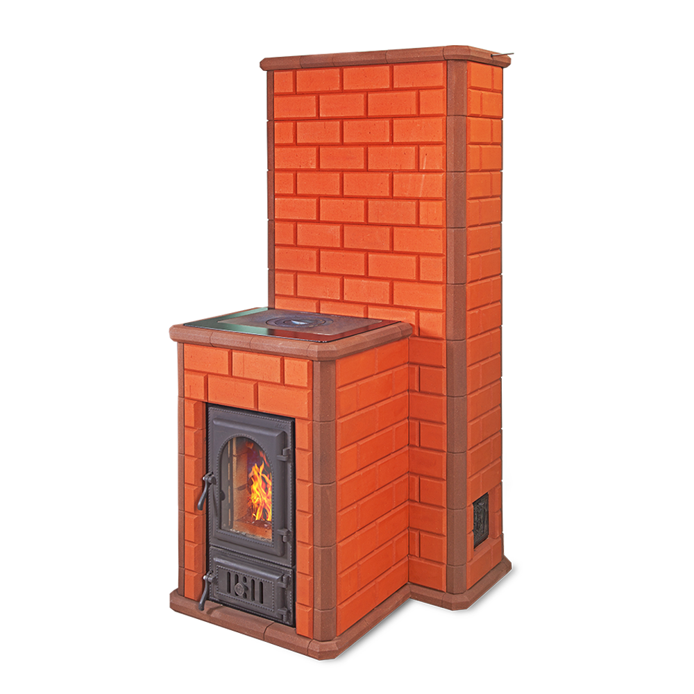 Отопительная печь Волжанка с плитой