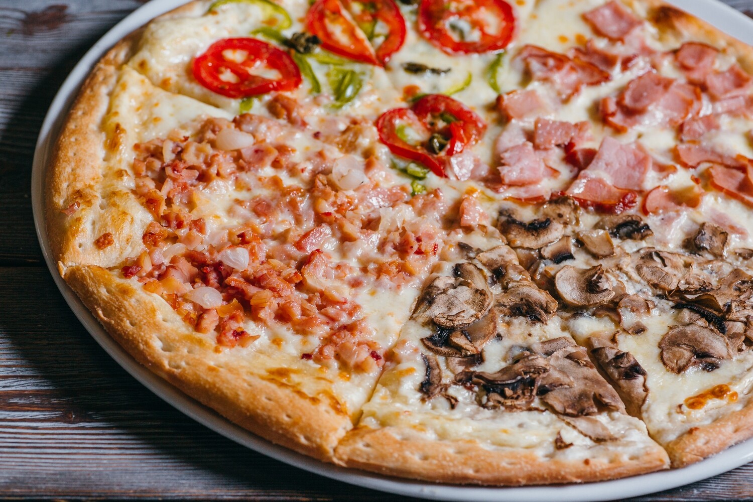 Пицца кватро стаджиони калорийность