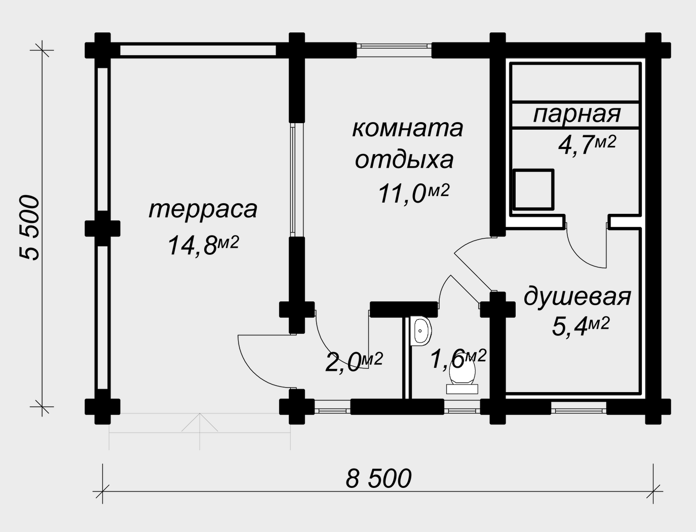 Найдите суммарную площадь строящейся бани. Проекты бань из кирпича с комнатой отдыха и террасой. Проект баня 