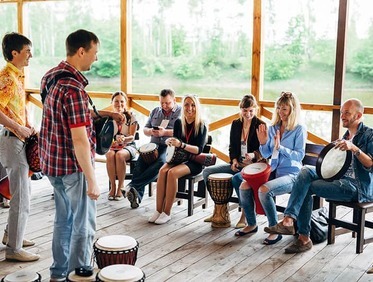 Заказать барабанный тимбилдинг для частного предприятия