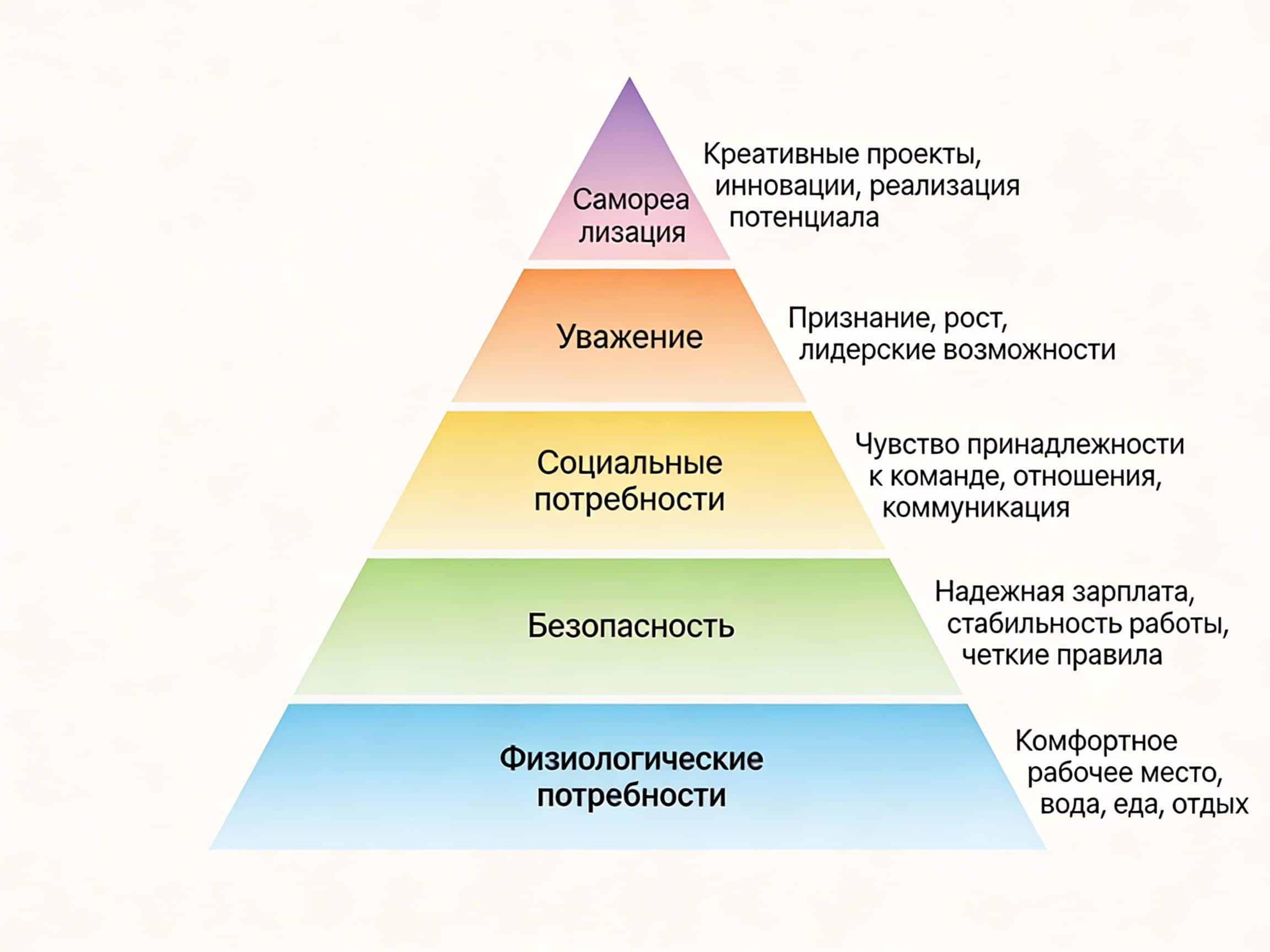 Пирамида потребностей Абрахама Маслоу