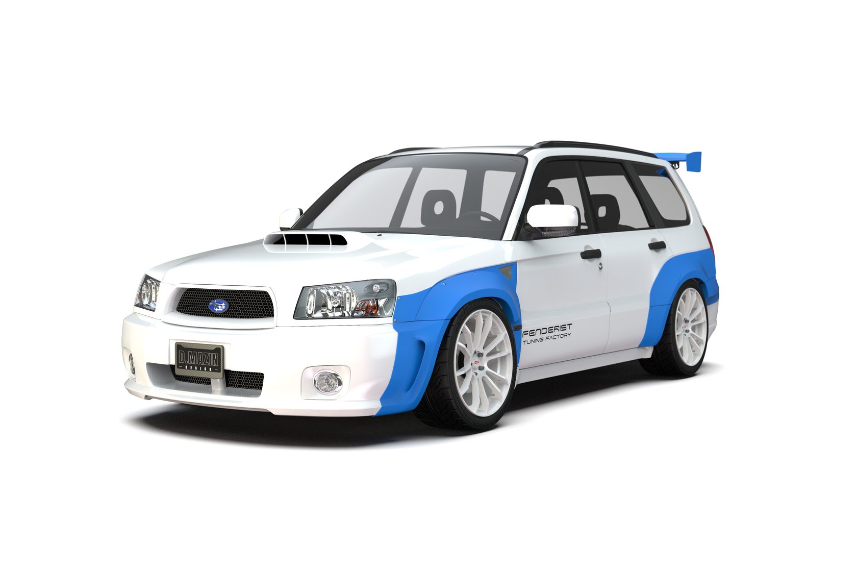 FENDERIST SPEC S Fender Flares Set / Wide Body Kit SUBARU FORESTER Cross Sport SG5 02-05