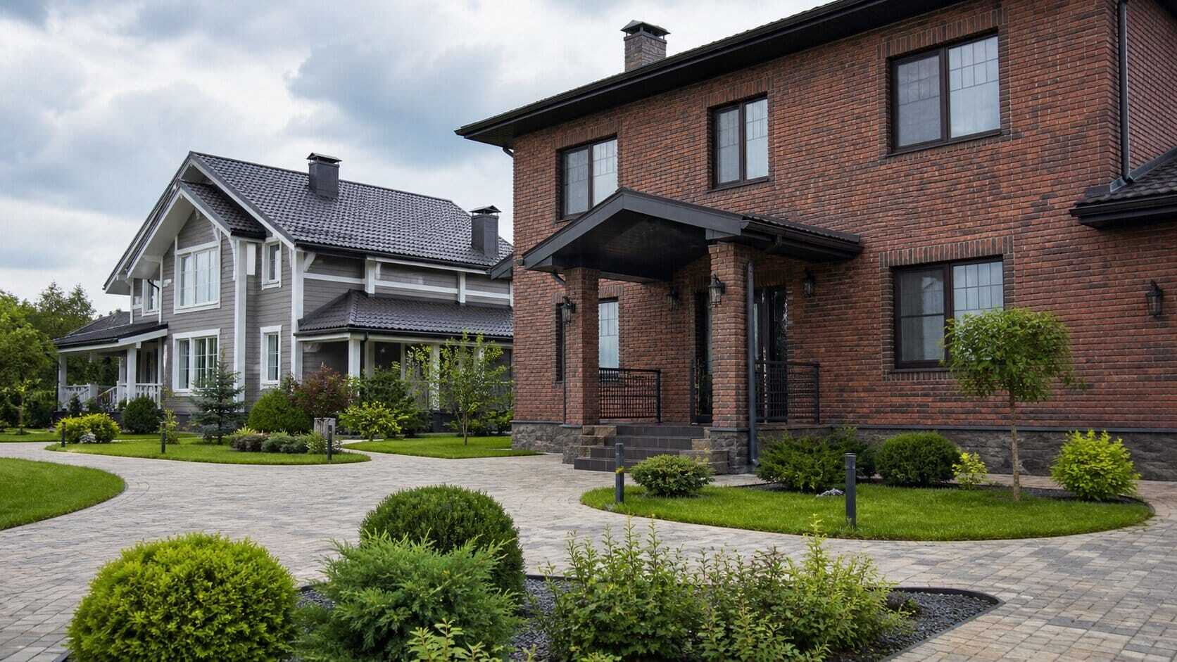 кирпичный дом в Московской области