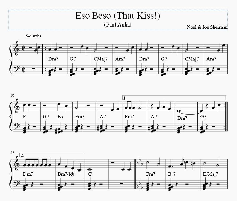 Eso Beso (That Kiss!)