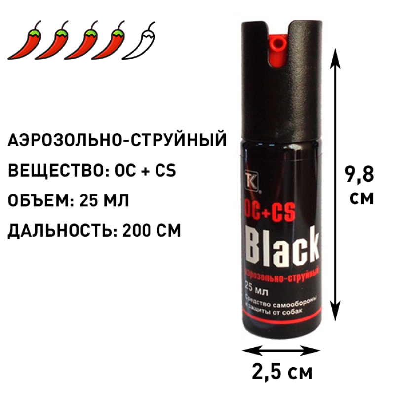 Газовый баллончик OC-CS Black 25мл (аэрозольно-струйный). Перцовый баллончик Black 25. Газовый баллончик Black 25 мл. Газовый баллончик Black 25 мл размер. Баллон 25 купить