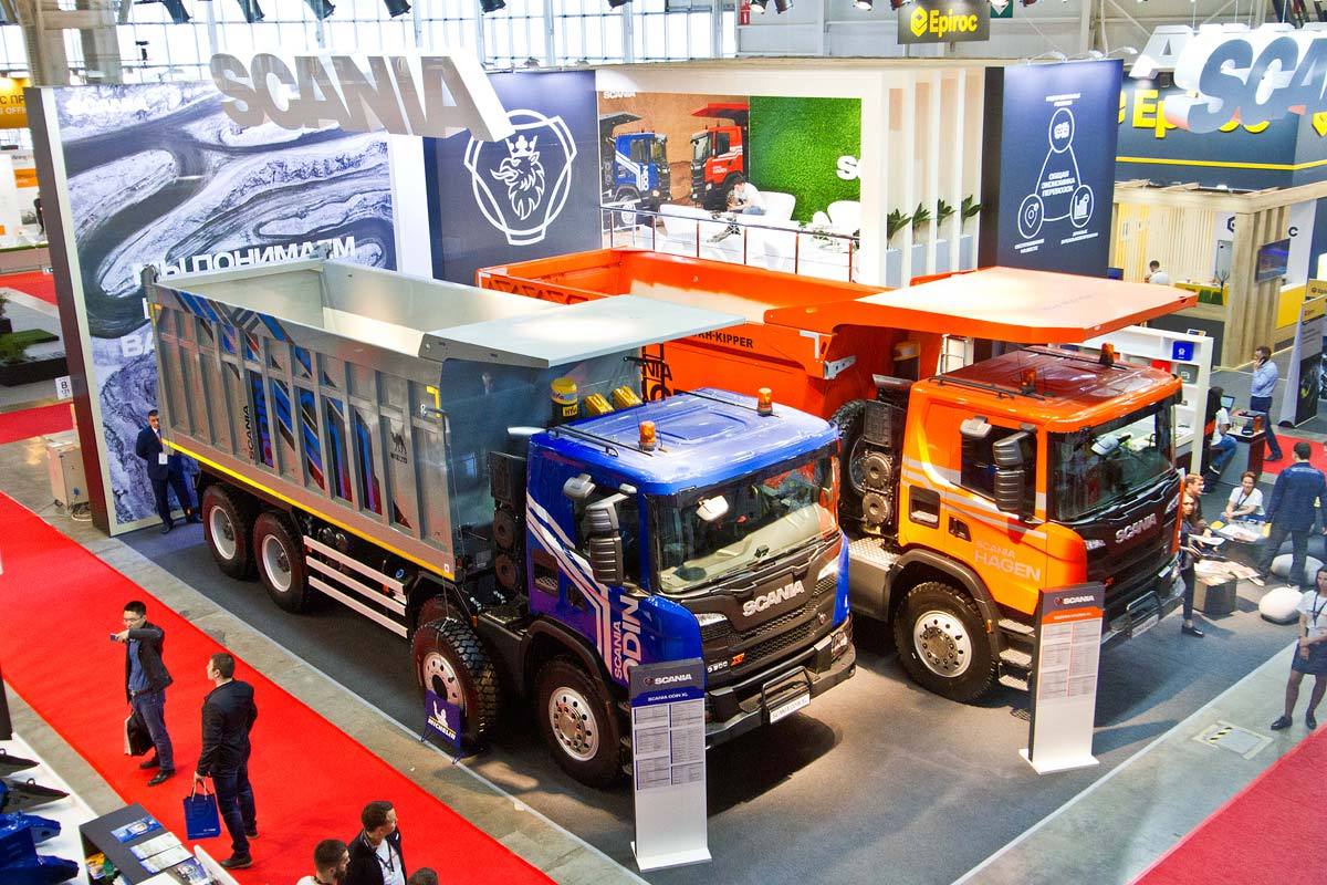 Scania продолжает презентовать новинки сезона - карьерные самосвалы ODIN и  HAGEN