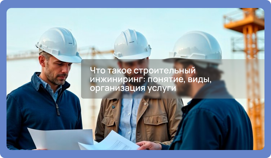 Что такое строительный инжиниринг: понятие, виды, организация услуги