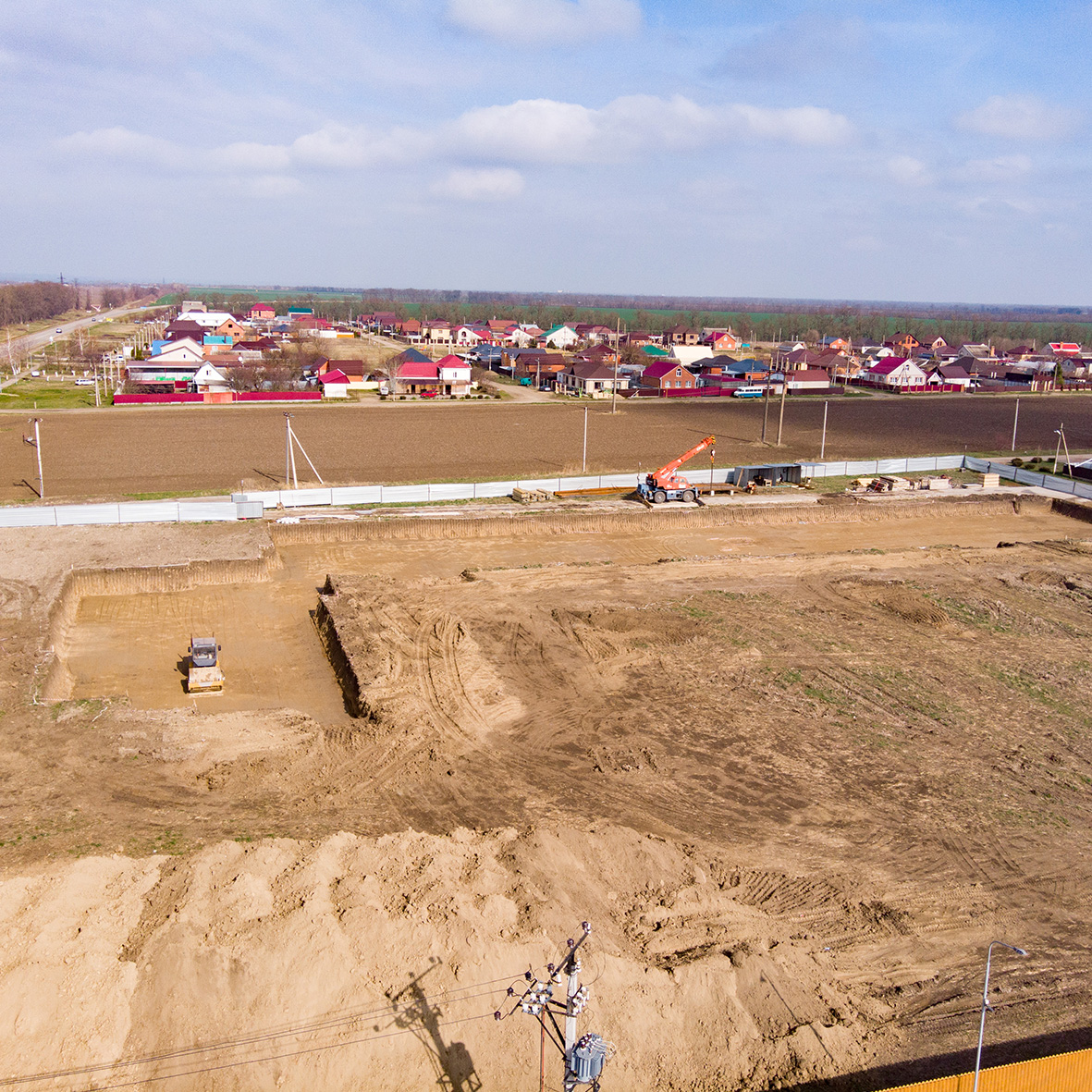 Сборный дом в Гулькевичи ландшафт