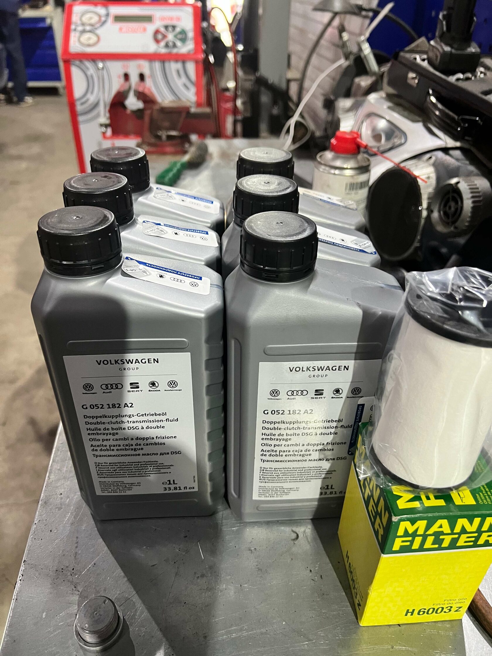 Volkswagen Passat B8 замена масла в DSG