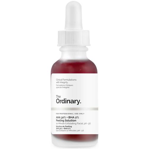 Кровавый пилинг The Ordinary AHA 30% + BHA 2% peeling solution купить